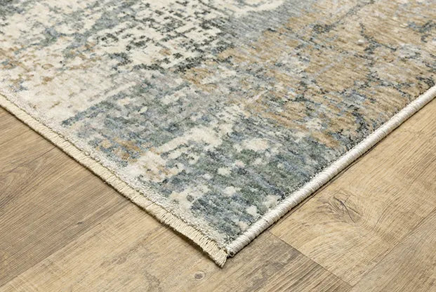 Hayden HAY08 Blue/Beige Rug