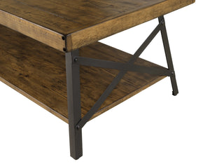Chandler Coffee Table Pine Brown