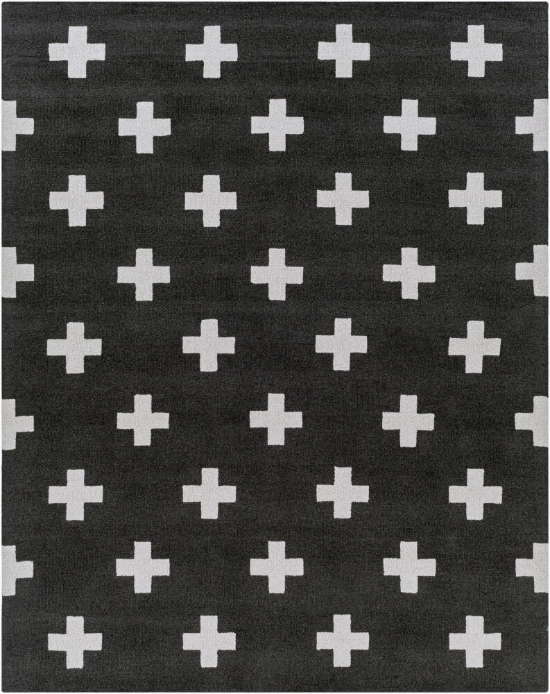 Hilda HDA-2391 Black / White Rug