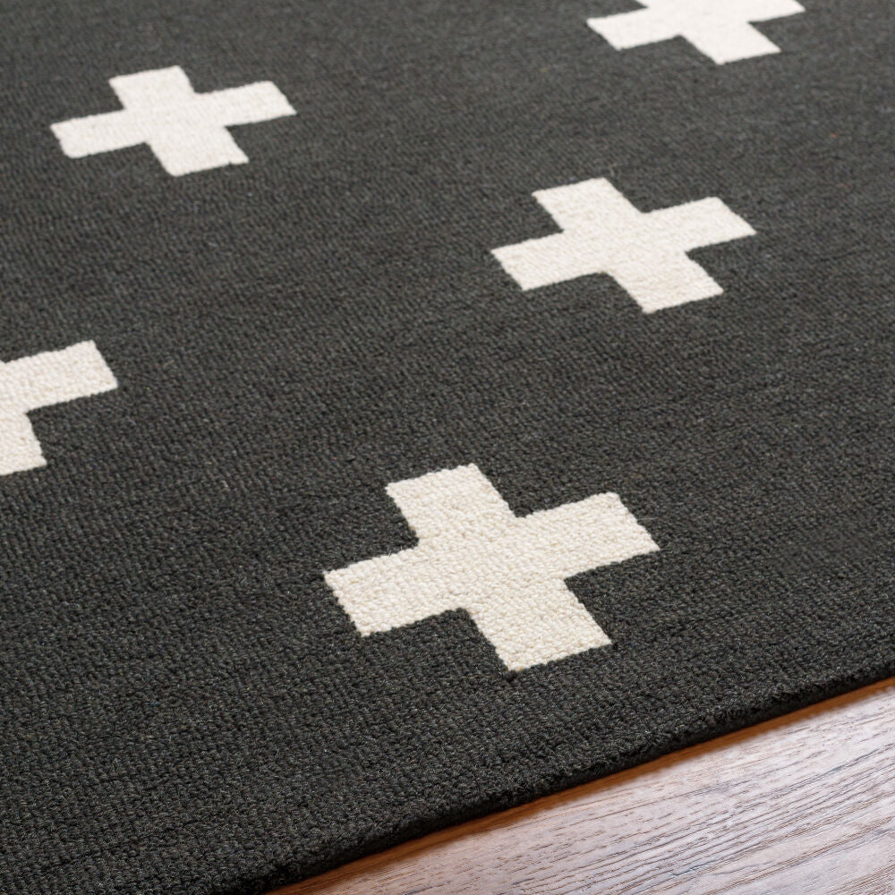 Hilda HDA-2391 Black / White Rug
