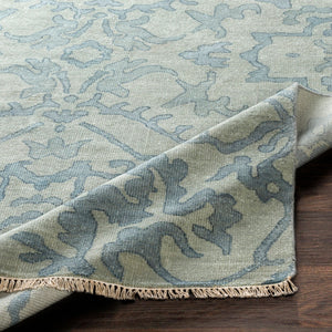 Hillcrest HIL-9036 Blue / Light Sage Rug