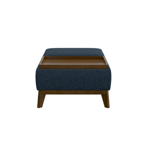 Aria Reversible Tray Ottoman Navy Storm