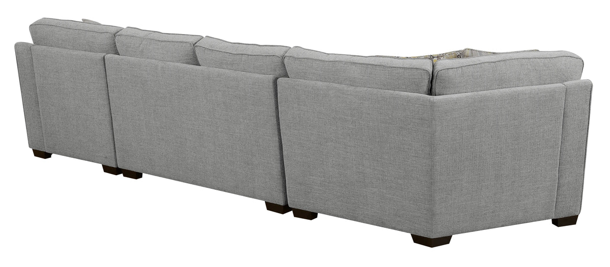 Analiese Rsf Chaise Sectional Dove Gray