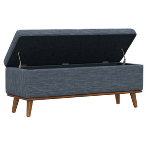 Rory Storage Ottoman Blue Heron