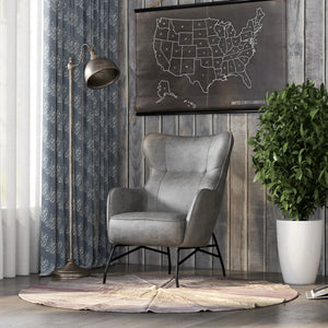 Franky Accent Chair Badlands Charcoal