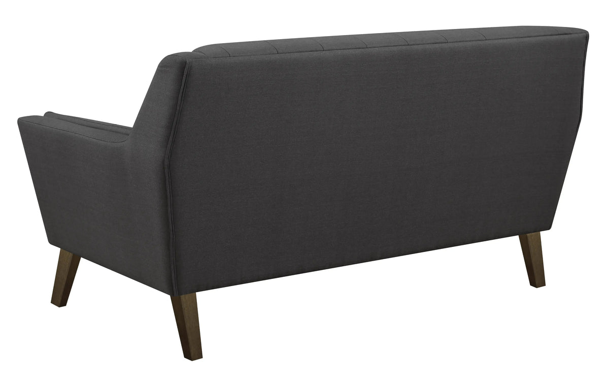 Binetti Loveseat Charcoal Pebble