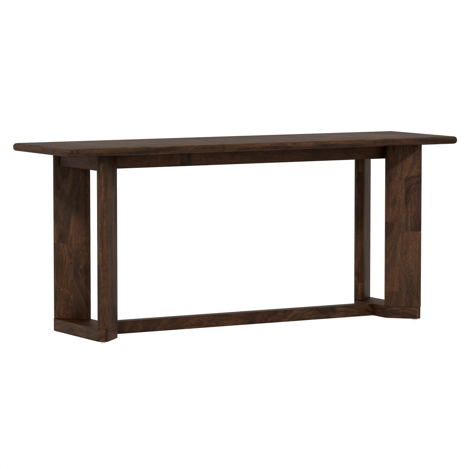 Ronan Gathering Height Bench Rich Brown