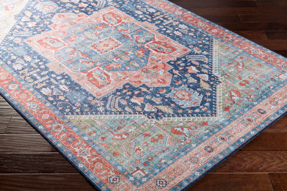 Iris IRS-2312 Blue / Camel Rug