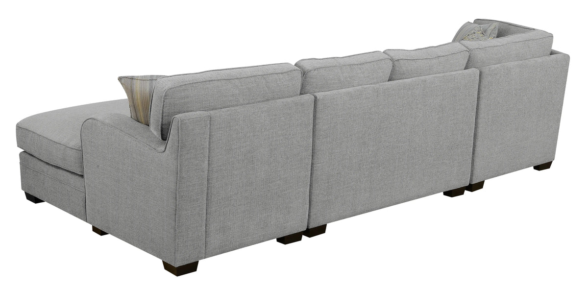 Analiese Rsf Chaise Sectional Dove Gray