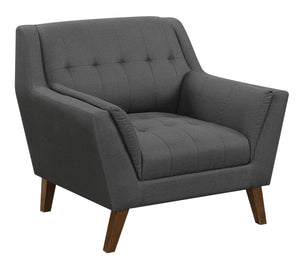 Binetti Accent Chair Charcoal Pebble
