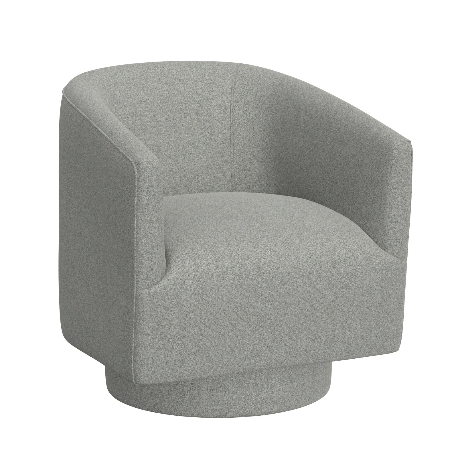 Brylee Swivel Accent Chair Meteor Gray