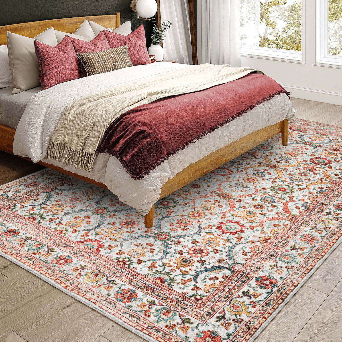 Jericho JC1 Ivory Rug - Rug & Home