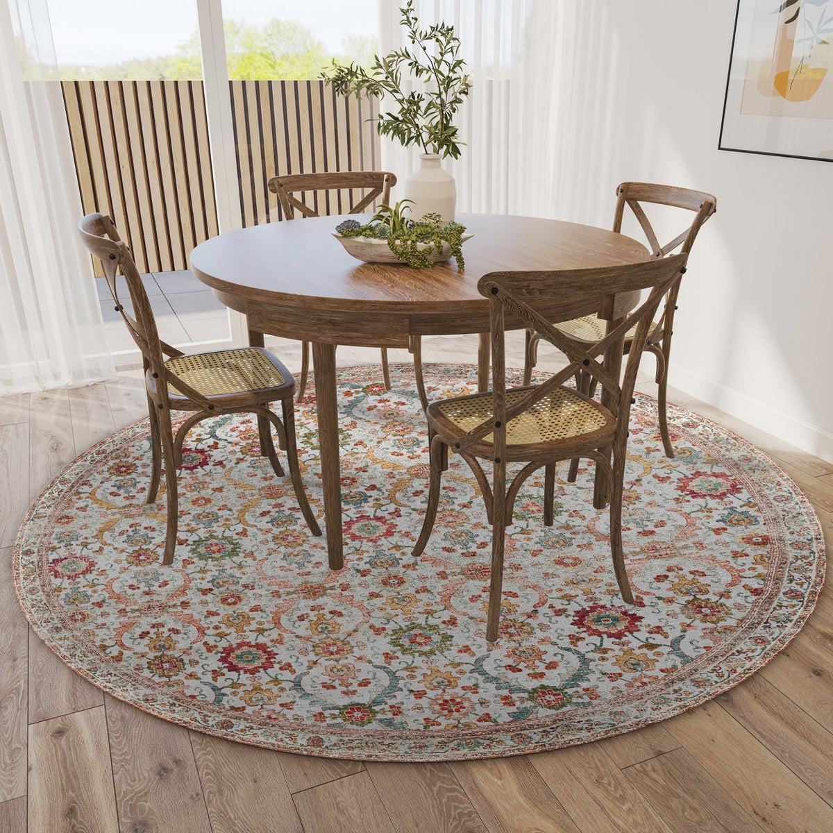 Jericho JC1 Ivory Rug - Rug & Home