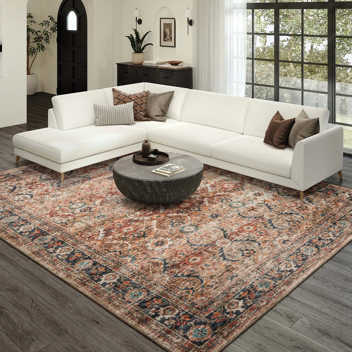 Jericho JC1 Taupe Rug - Rug & Home