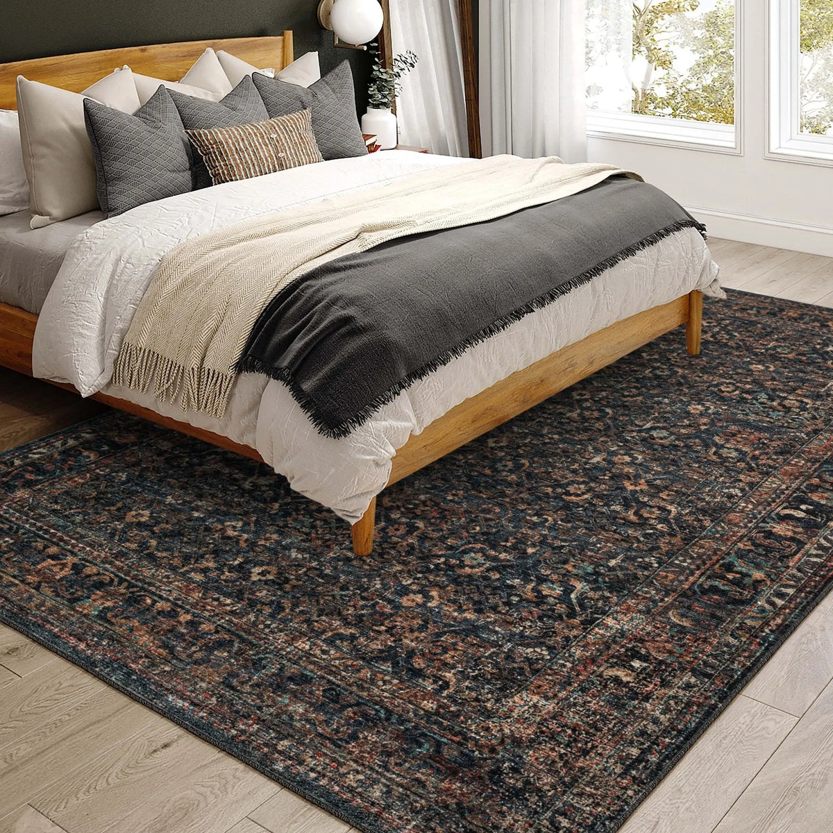 Jericho JC10 Midnight Rug - Rug & Home