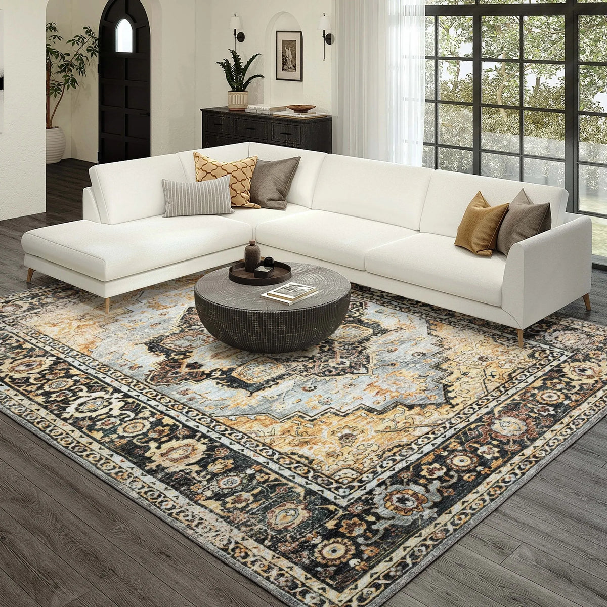 Jericho JC2 Pewter Rug - Rug & Home