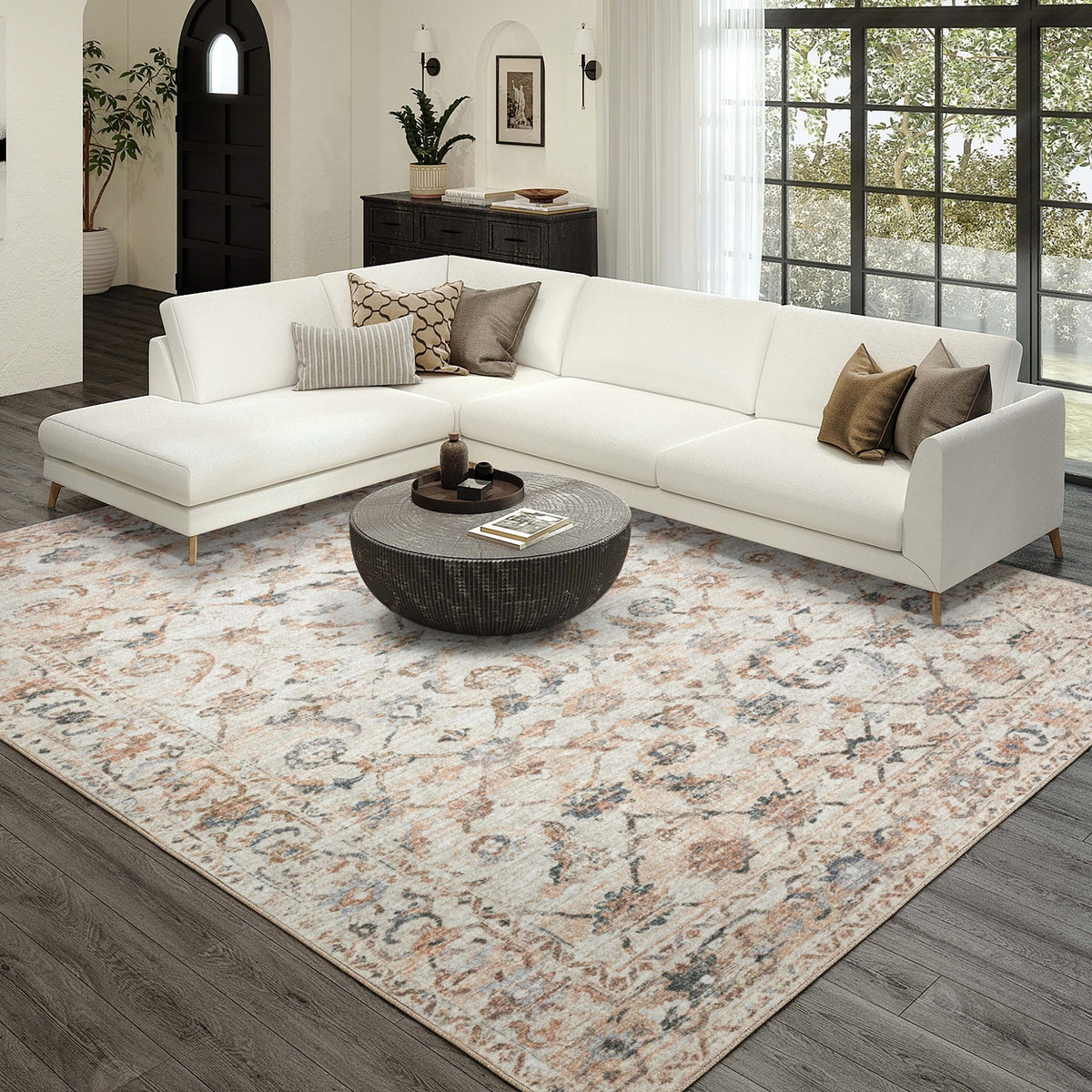 Jericho JC4 Linen Rug - Rug & Home