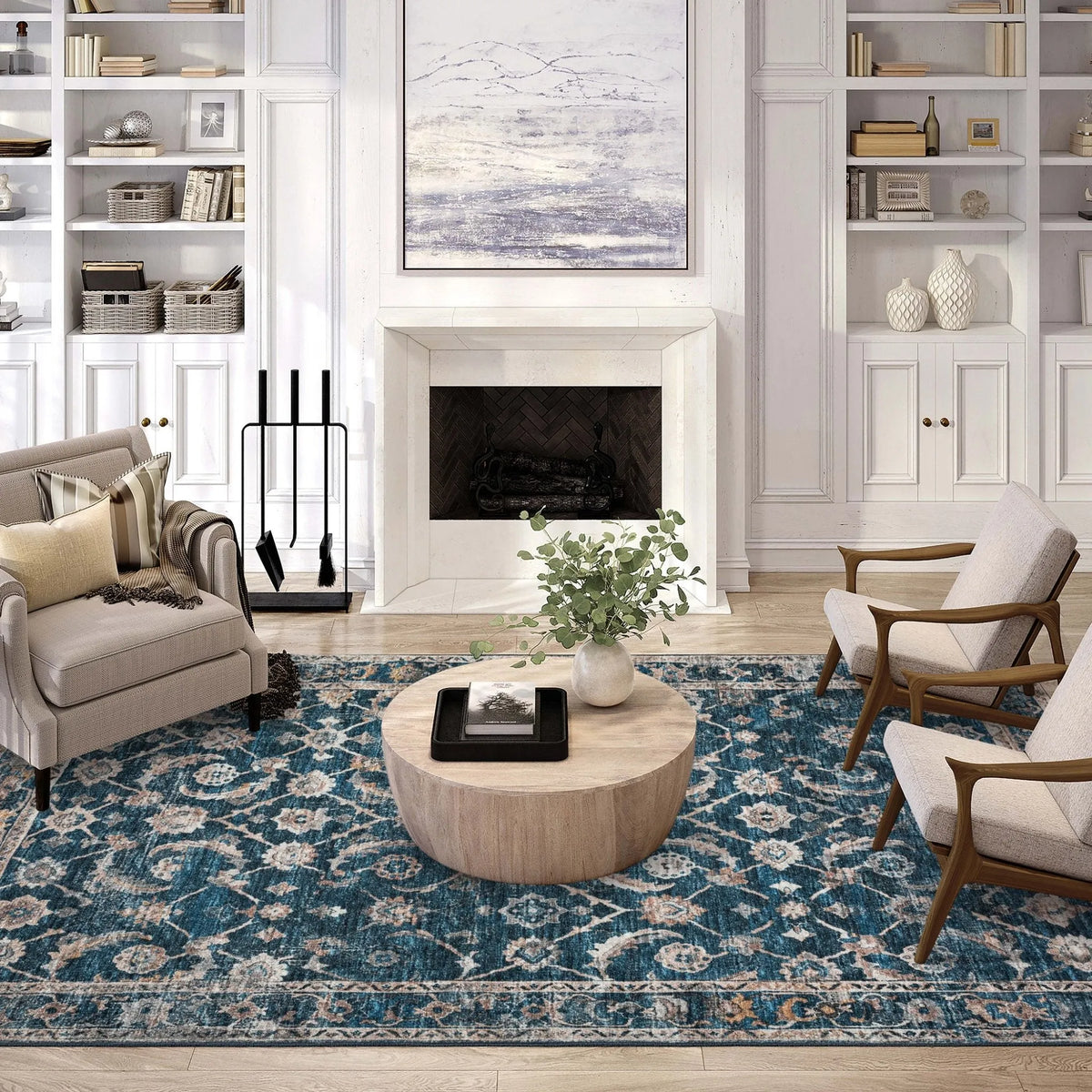 Jericho JC4 Navy Rug - Rug & Home