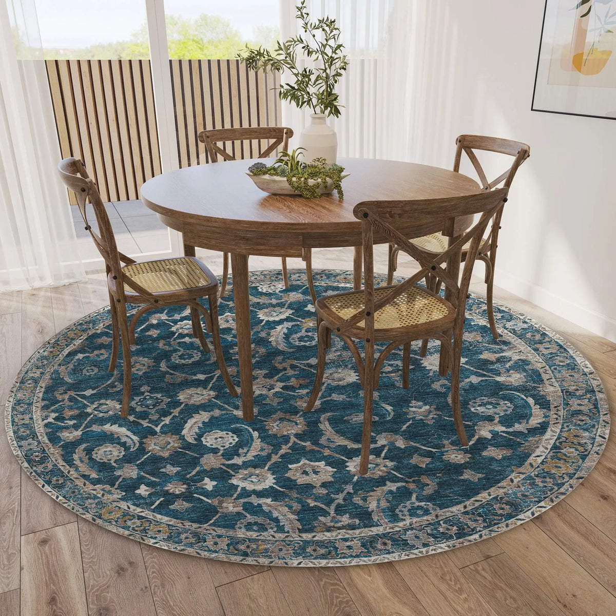 Jericho JC4 Navy Rug - Rug & Home