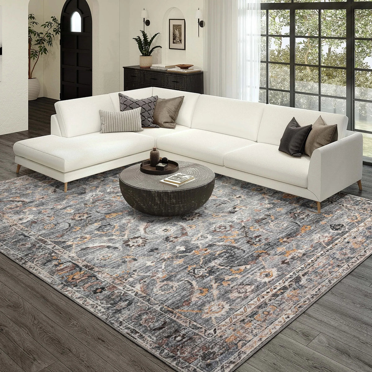 Jericho JC4 Silver Rug