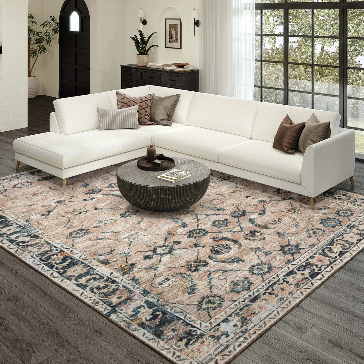 Jericho JC4 Taupe Rug - Rug & Home