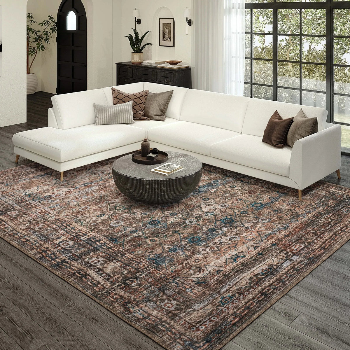 Jericho JC7 Latte Rug - Rug & Home