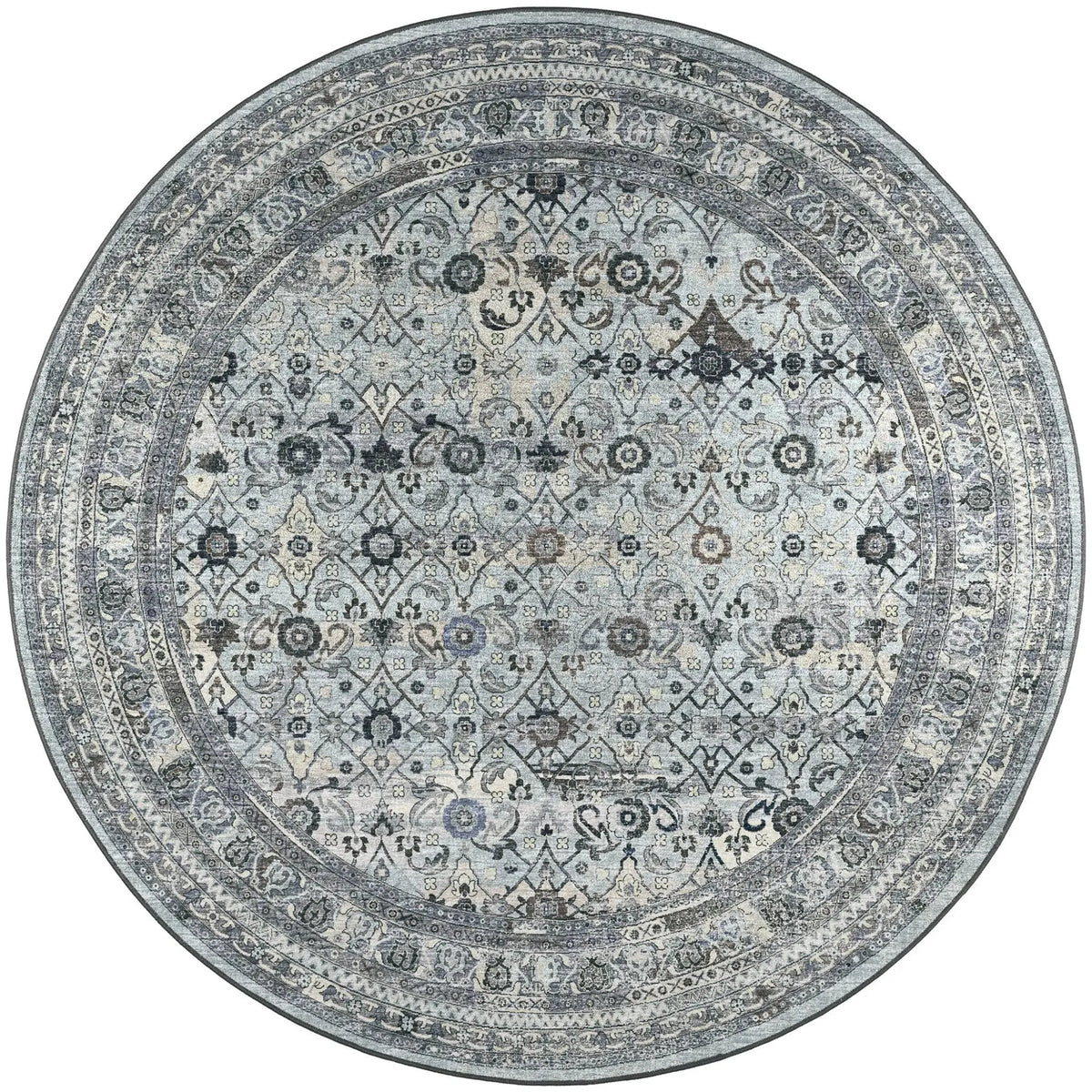 Jericho JC7 Pewter Rug