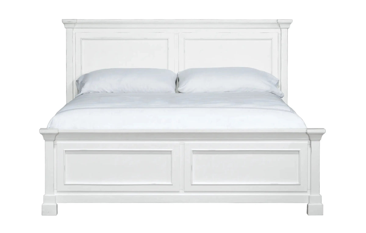 Stoney Creek Panel Bed Weathered White
