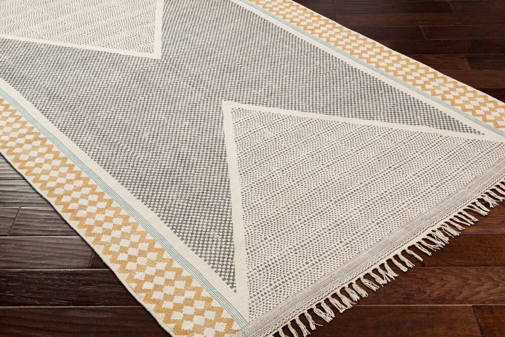 July JUY-2306 Beige / Black Rug