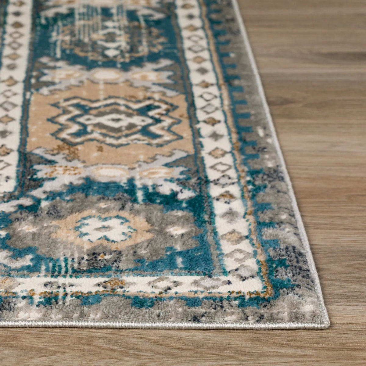 Karma KM22 Charcoal Rug - Rug & Home