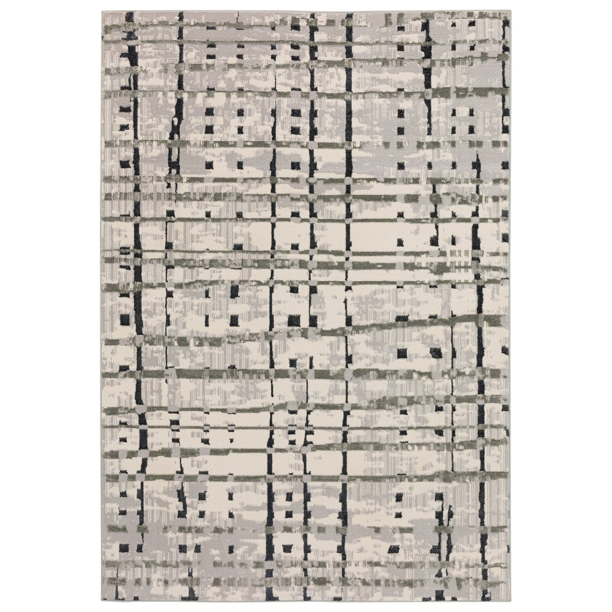 Karma KM4 Grey Rug - Rug & Home