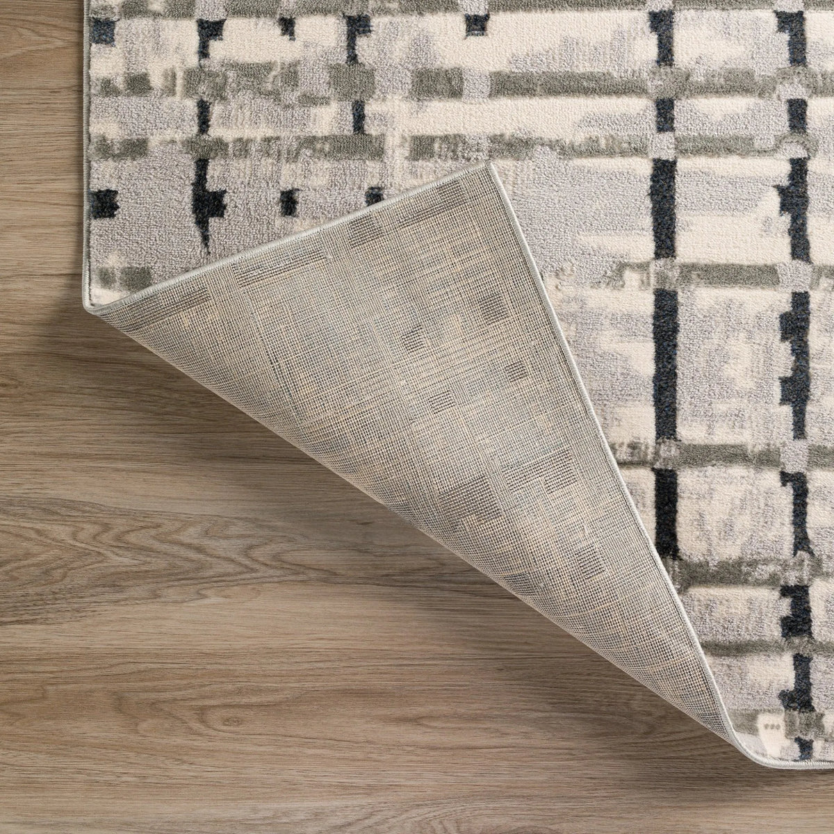 Karma KM4 Grey Rug - Rug & Home