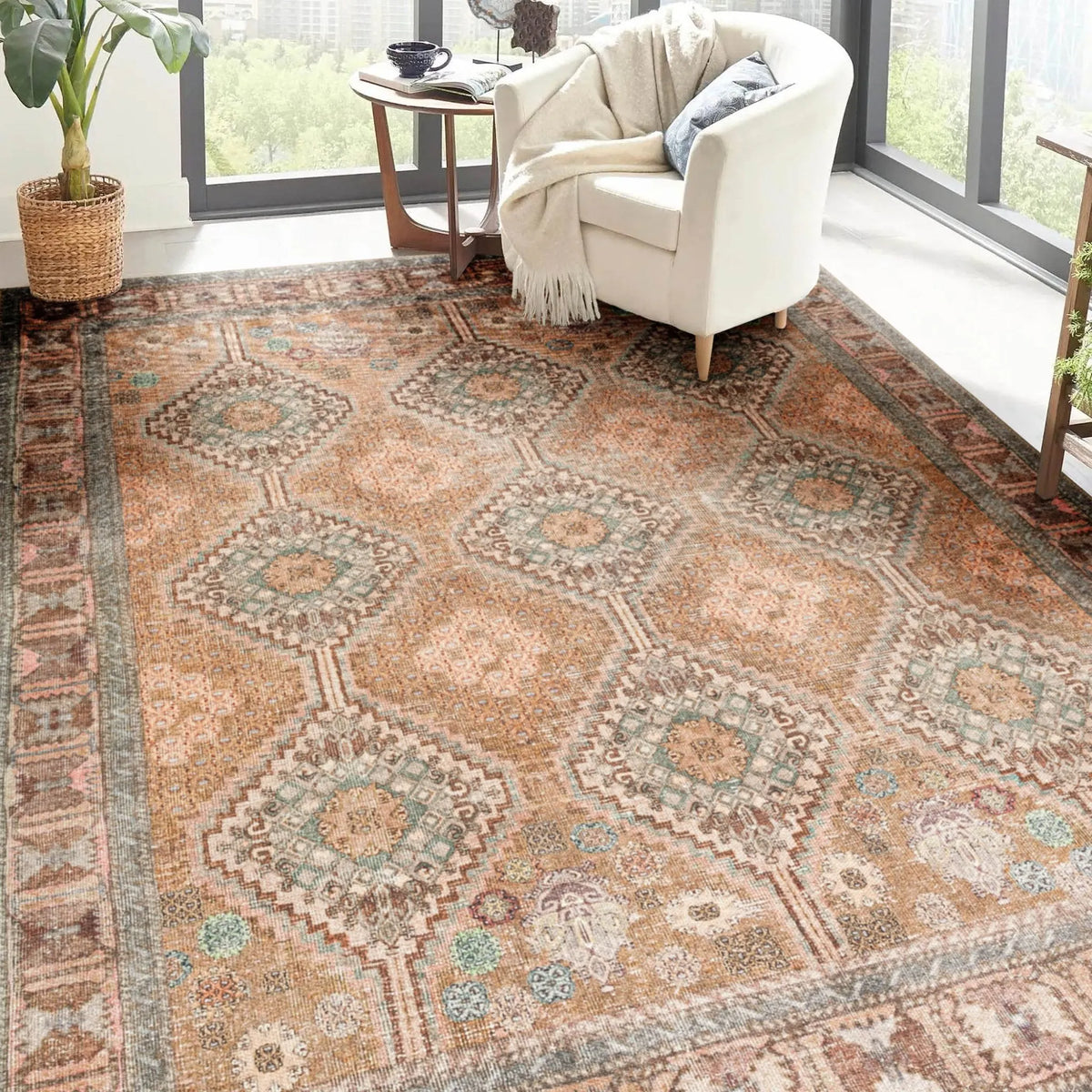 Kars KA10 Taupe Rug - Rug & Home