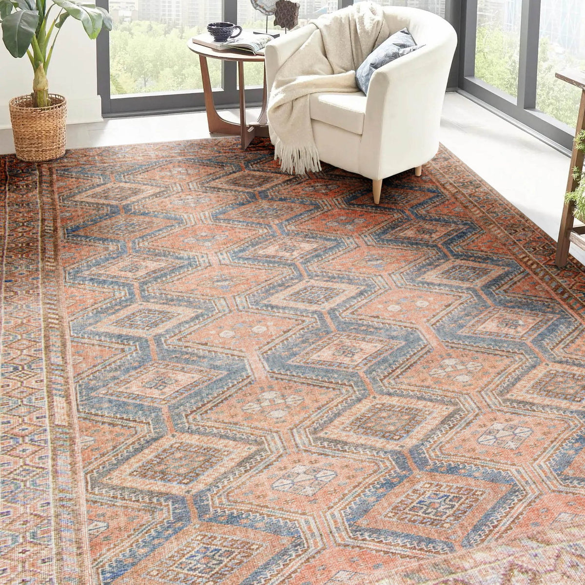 Kars KA2 Clay Rug - Rug & Home