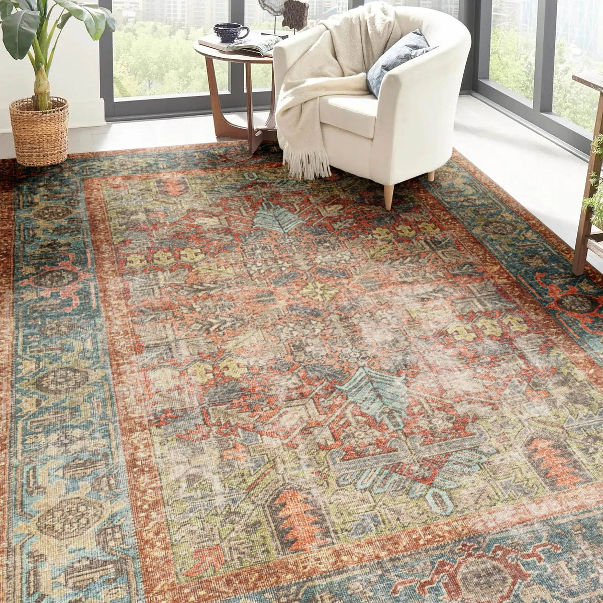 Kars KA8 Nutmeg Rug - Rug & Home