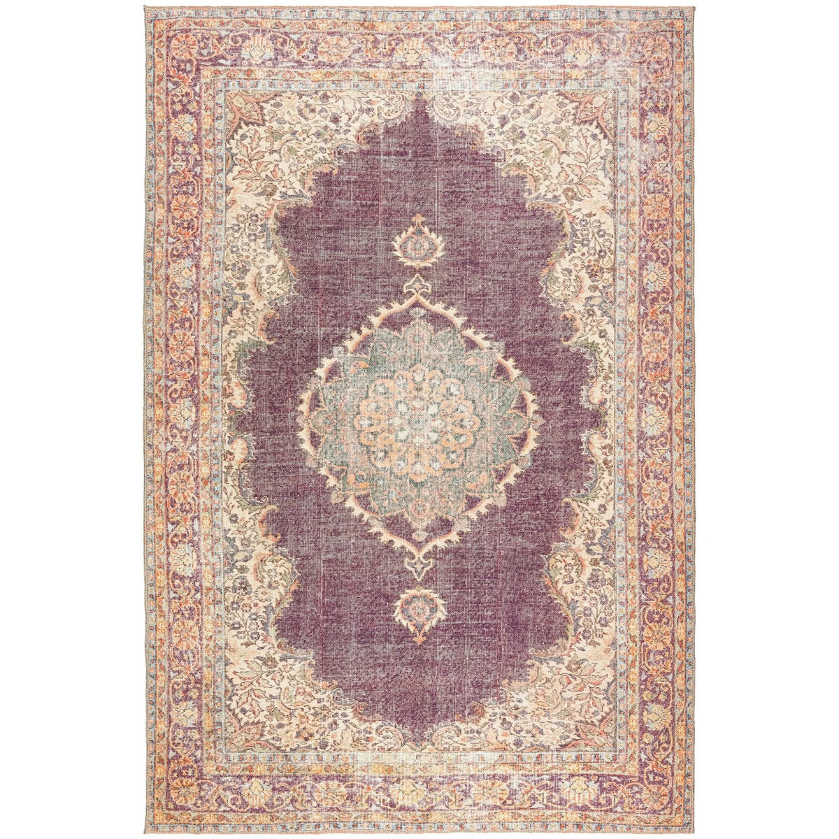 Kars KA9 Eggplant Rug - Rug & Home