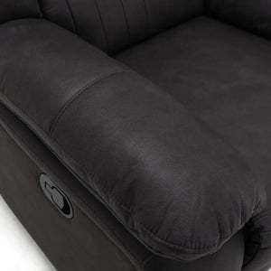 Navaro Reclining Sofa Black Licorice