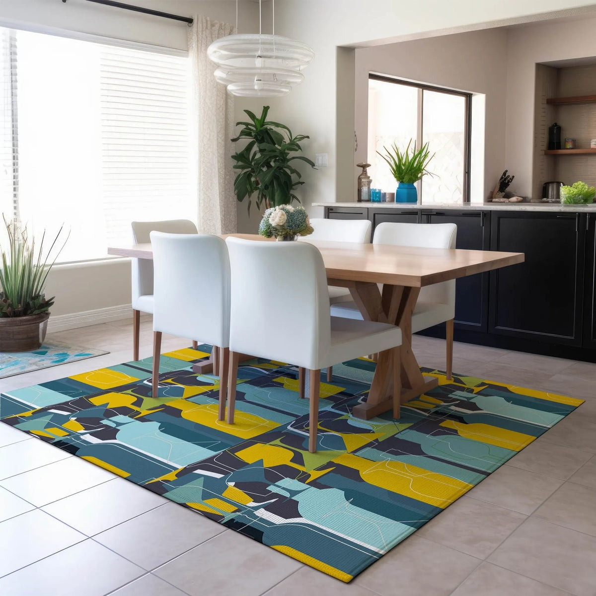 Kendall KE13 Ink Rug - Rug & Home