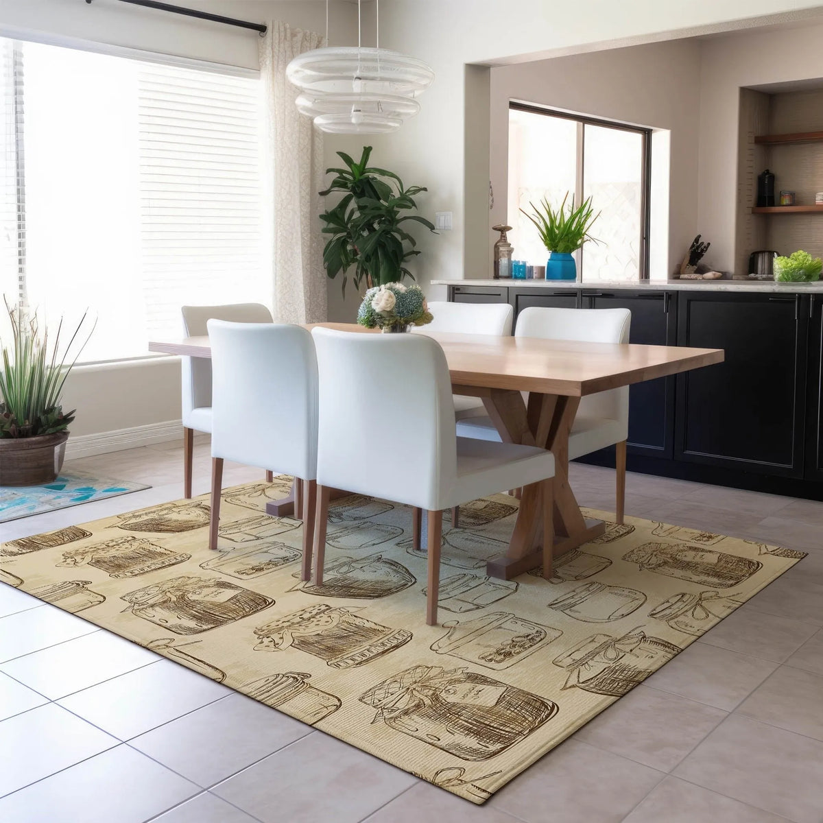 Kendall KE18 Parchment Rug - Rug & Home