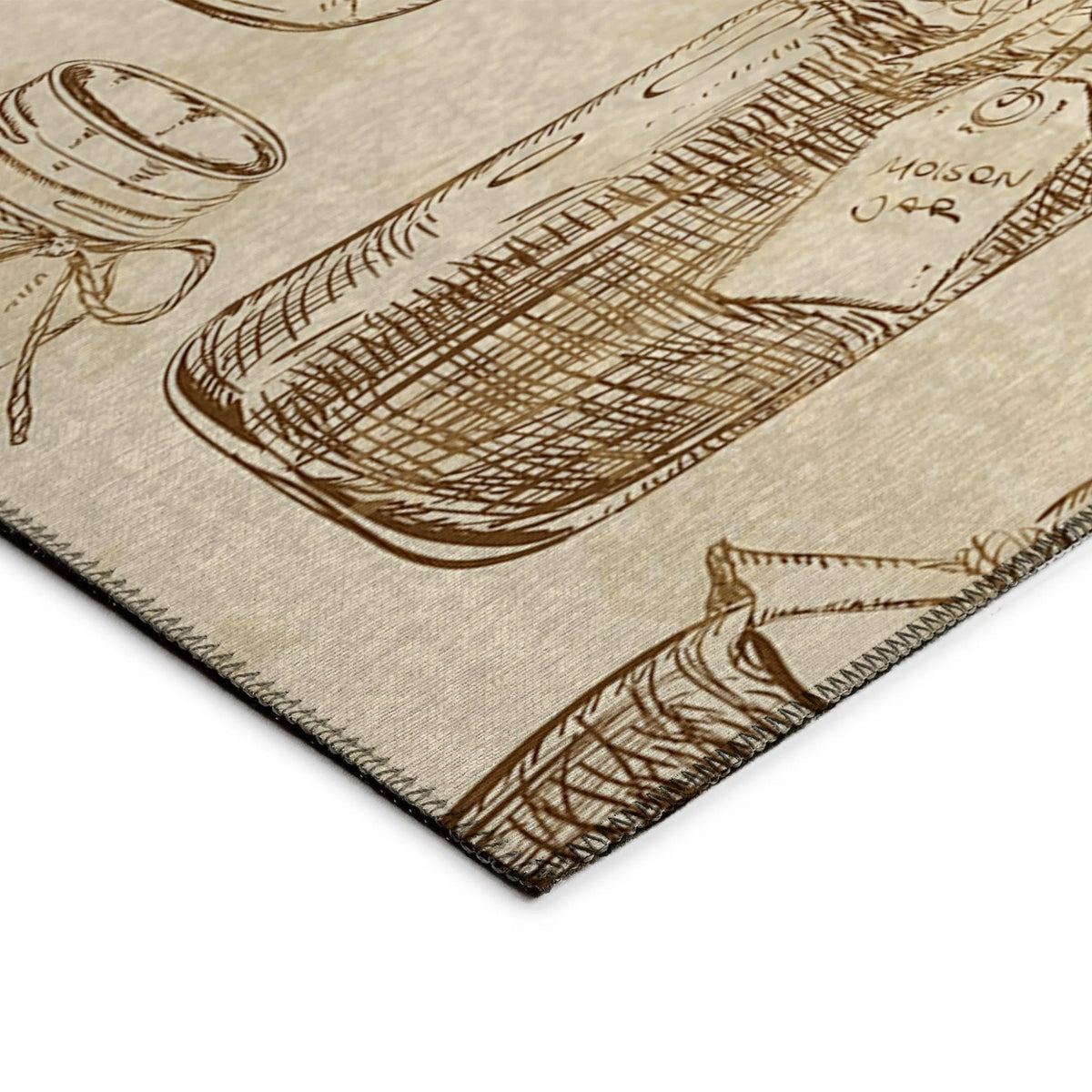 Kendall KE18 Parchment Rug - Rug & Home