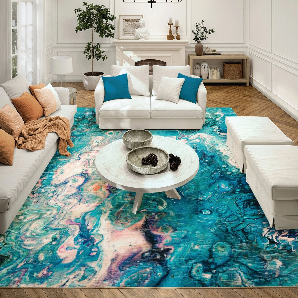 Kikiamo KK4 Lagoon Rug - Rug & Home