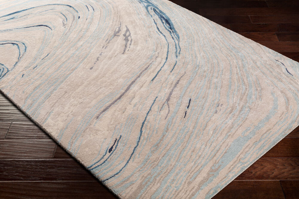 Kavita KVT-2308 Deep Teal / Gray Rug