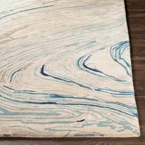 Kavita KVT-2308 Deep Teal / Gray Rug