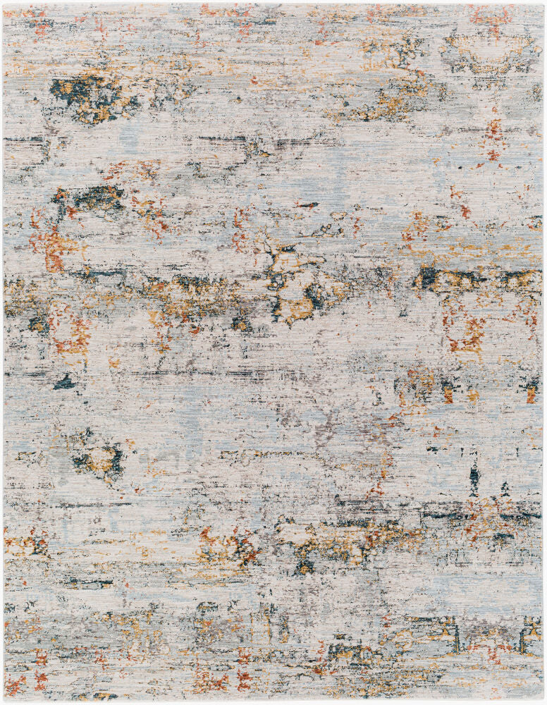 Laila LAA-2300 Cream / Dark Blue Rug
