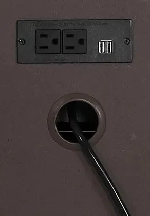 Interlude 2-Drawer Nightstand Sandstone Buff