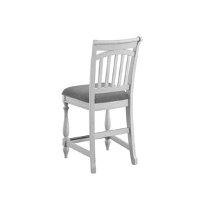 New Haven Slat Back Barstool Oyster Shell