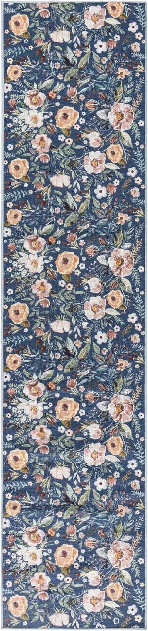 Nourison Washables NWB01 Navy Multicolor Rug