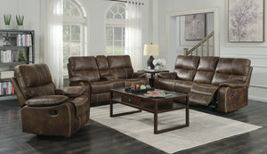 Jessie James Swivel Gliding Recliner Chocolate Brown