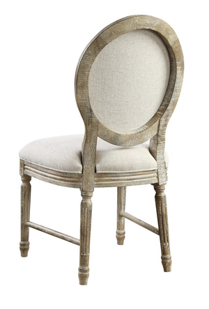 Interlude Upholstered Dining Chair Sandstone Buff