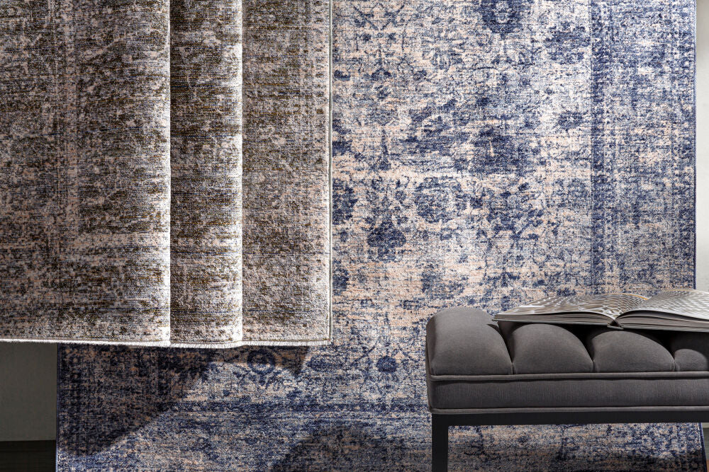 Lincoln LIC-2302 Denim / Light Beige Rug